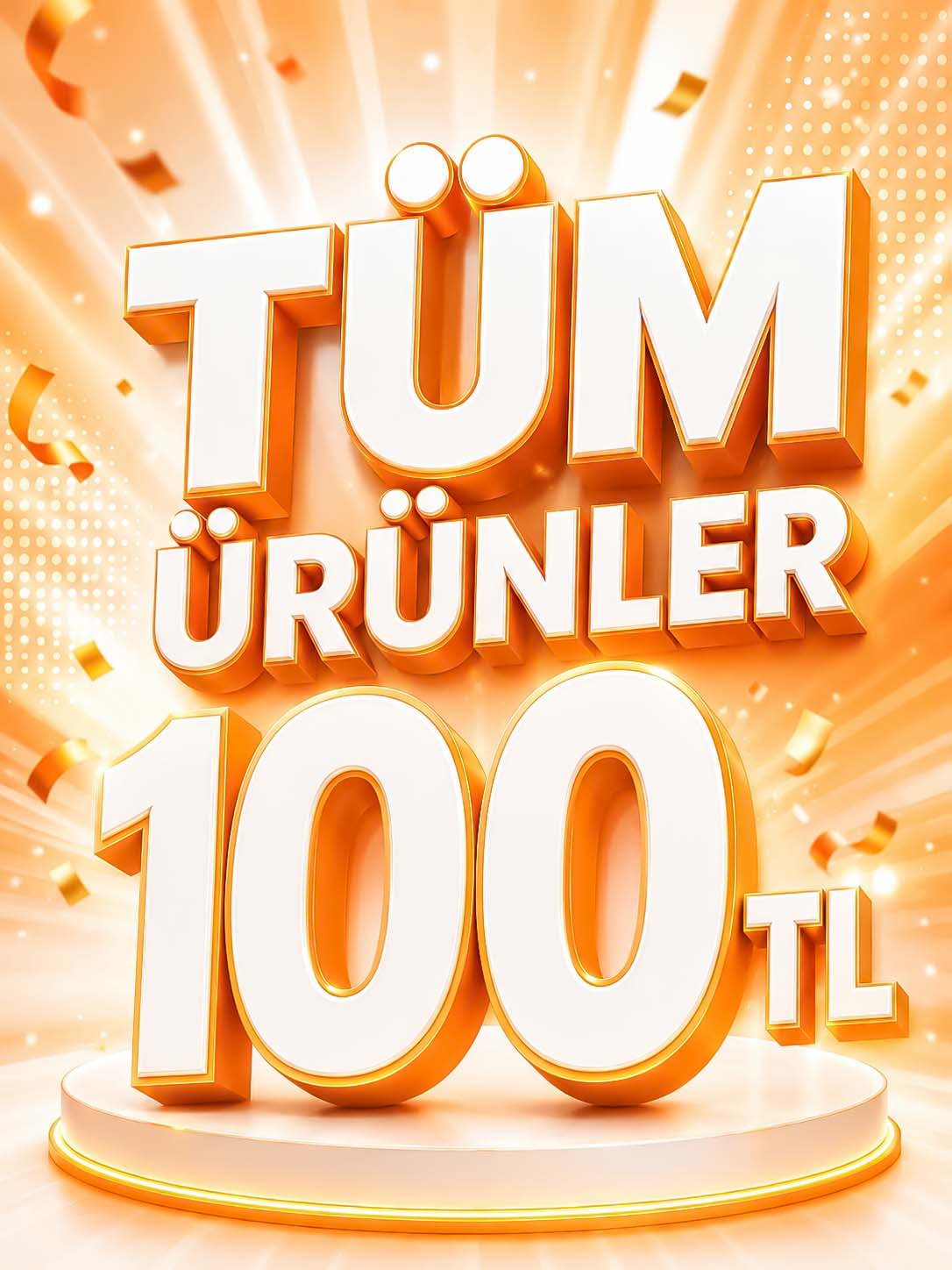 Tüm ürünler 100 TL