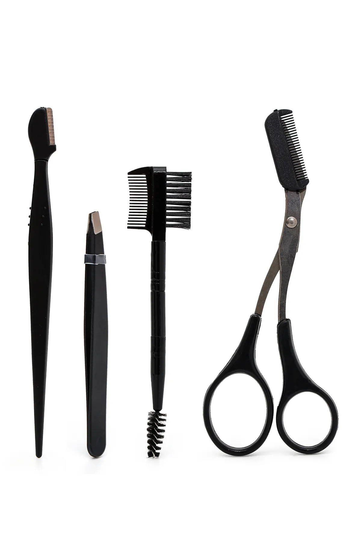Roesıa Rose Cosmetics Rose 4'lü Kaş Bakım Seti - Eyebrow Trımmıng Tool Set 1