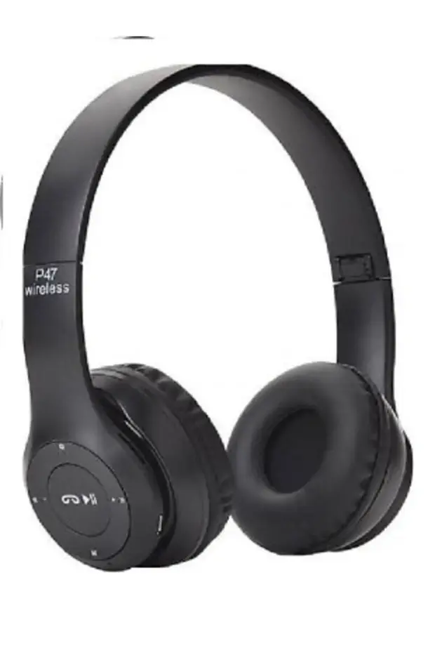 Wireless P47 Katlanabilir Bluetooth Kablosuz KulaklıK SİYAH