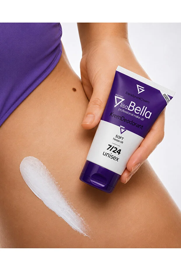 LİSA BELLA Ter Önleyici Krem Deodorant 50 ml ,Terleme Önleyici, 7 Gün Etkili, Unisex "Yoğun Ter Karşıtı" hassas cilt