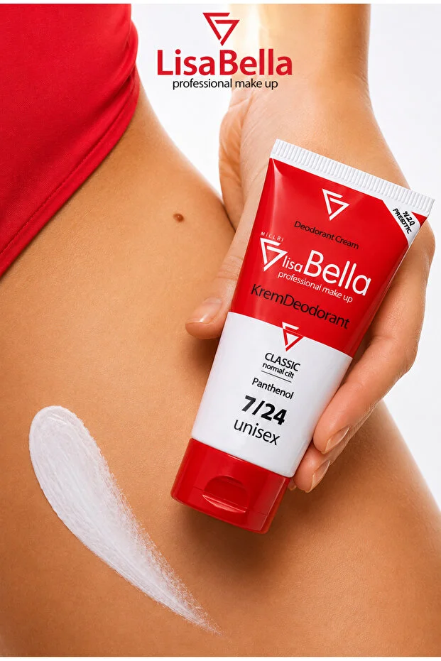 LİSA BELLA Ter Önleyici Krem Deodorant 50 ml ,Terleme Önleyici, 7 Gün Etkili, Unisex "Yoğun Ter Karşıtı" normal cilt