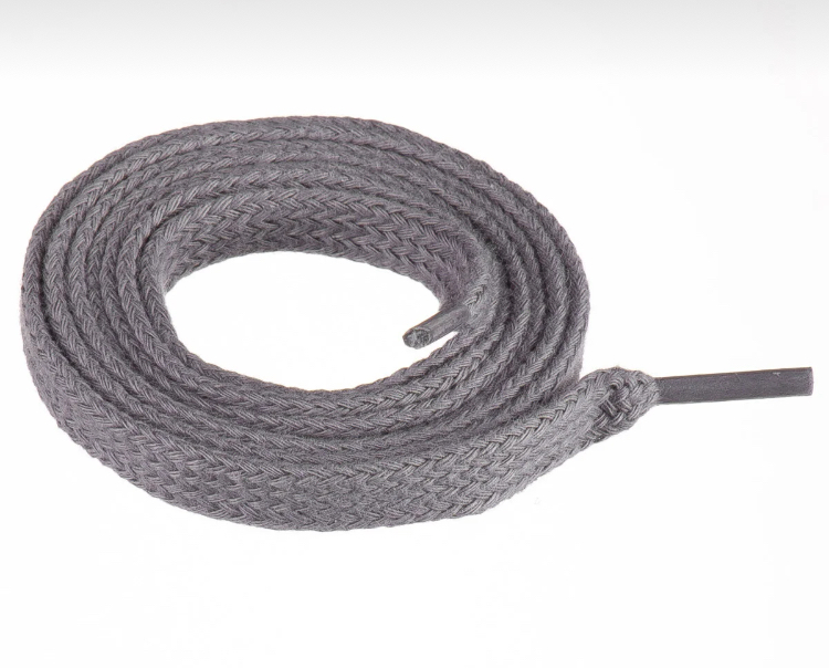 Yassı spor ayakkabı ve bot bacığı 120cm füme