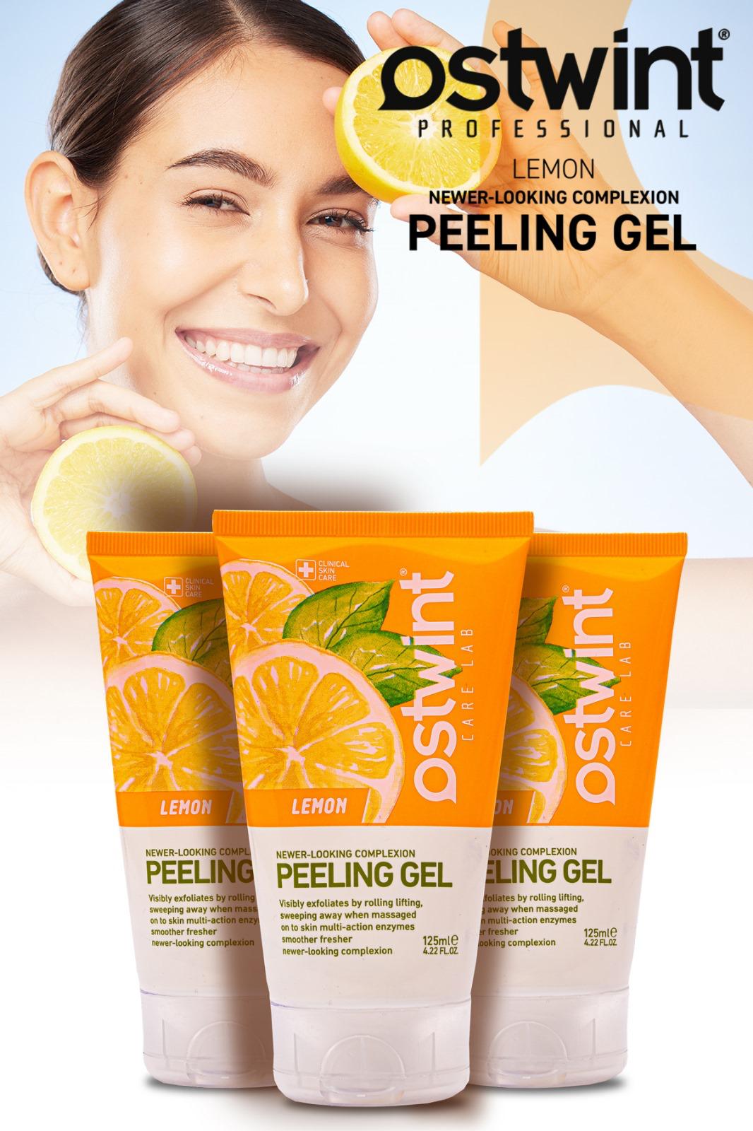 Ostwint Peeling Gel Limon, 125ml Aydınlatıcı, Canlandırıcı, Pürüzsüzleştirici Cilt Bakımı Tazeleyici Peeling 1
