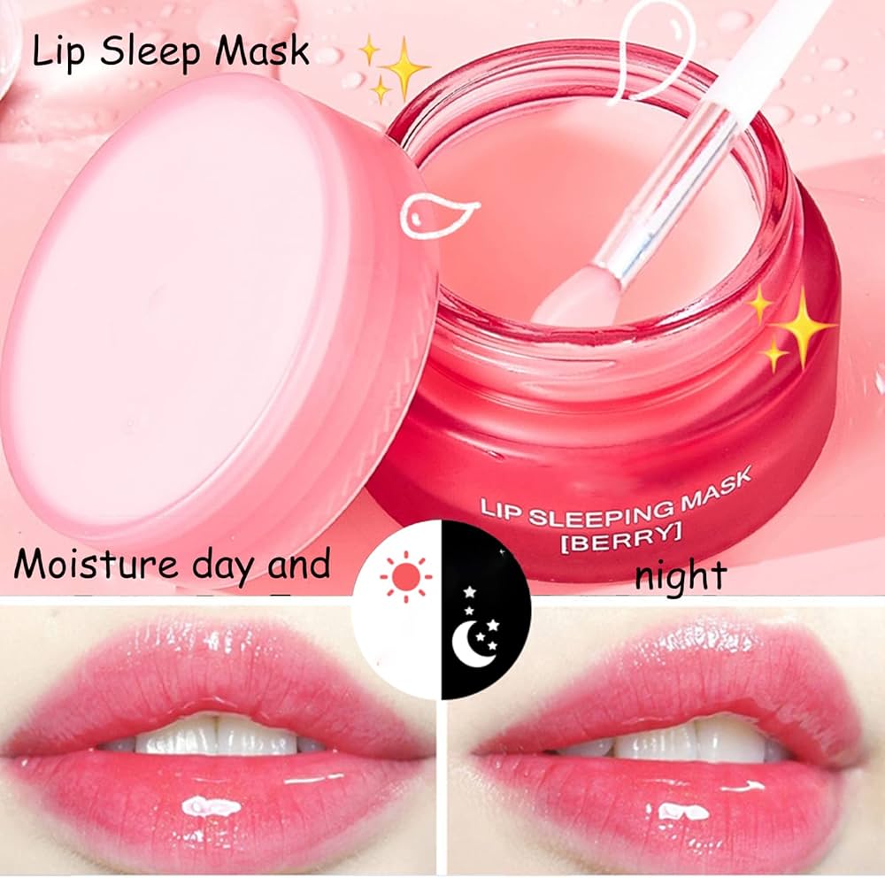 Rose Besleyici, Dudak Koruyucu, Uyku Bakım Maskesi Balm 20 ml - Moisturizing Lip Mask Nutritious 1