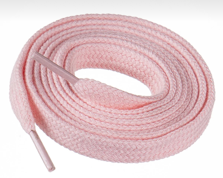 Yassı spor ayakkabı ve bot bacığı 120cm Pembe
