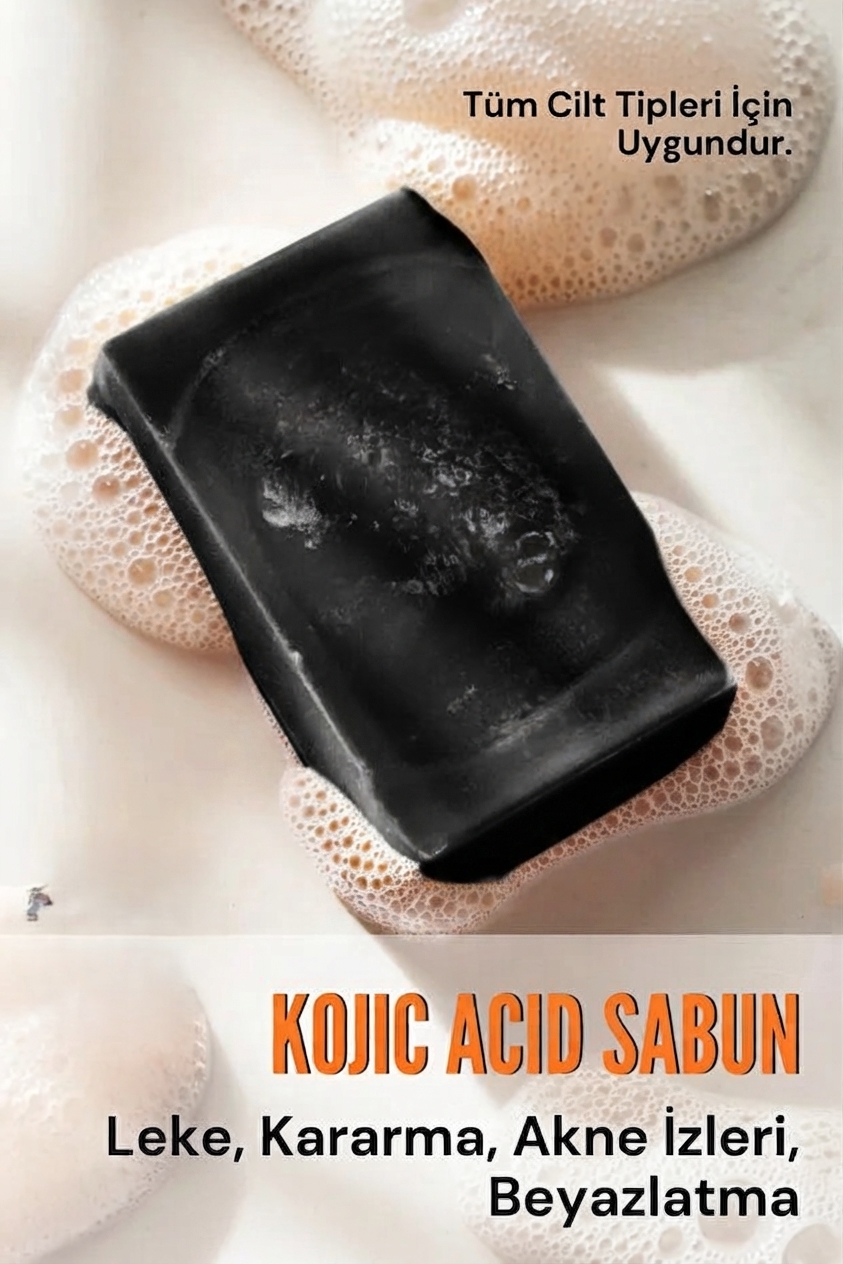 KOJİC ASİT SABUN TÜM CİLTLER İÇİN SİYAH