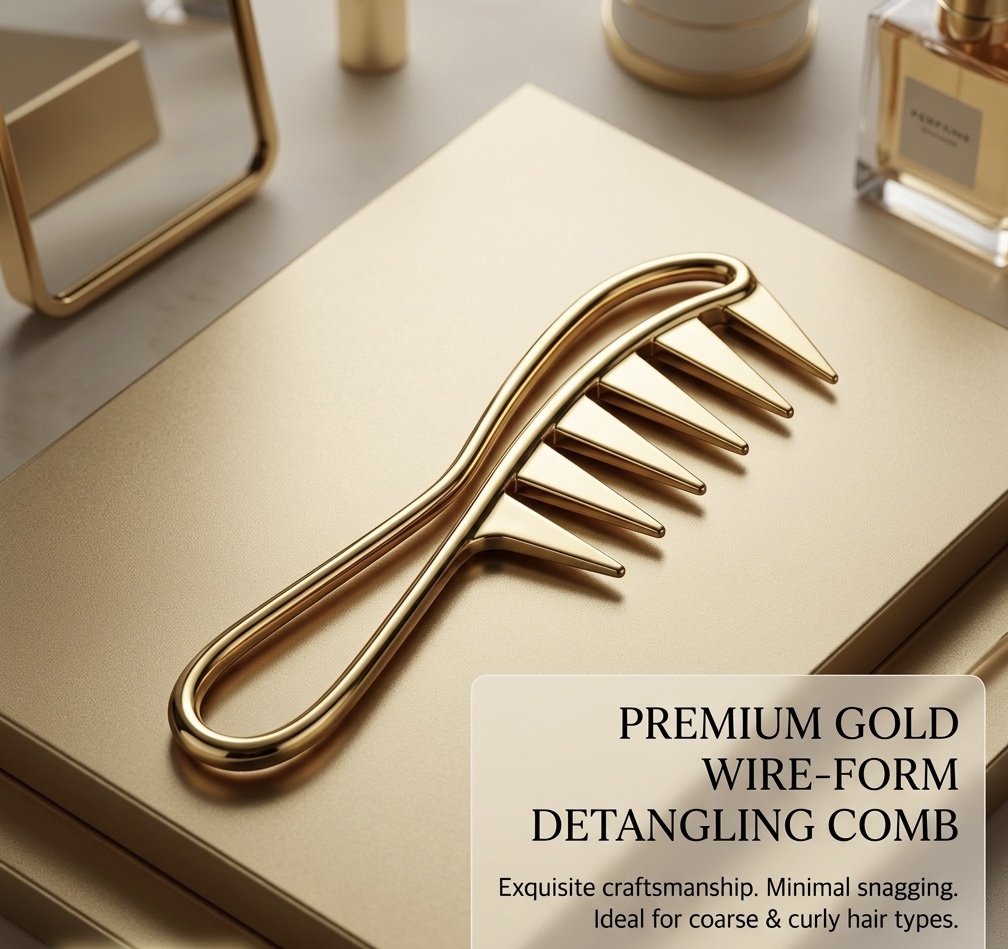 Saç şekillendirici tarak Gold