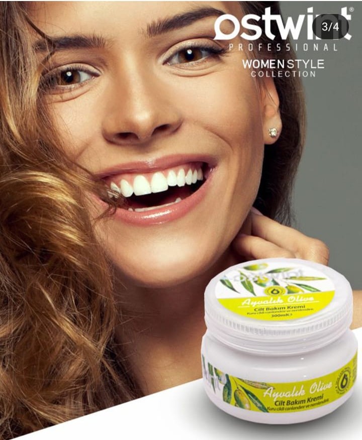 Ostwint Mucize Bahçeler E Vitaminli Cilt Bakım Kremi - El, Yüz ve Vücut İçin Besleyici ve Nemlendirici 300ml AYVALIK ZEYTİNİ