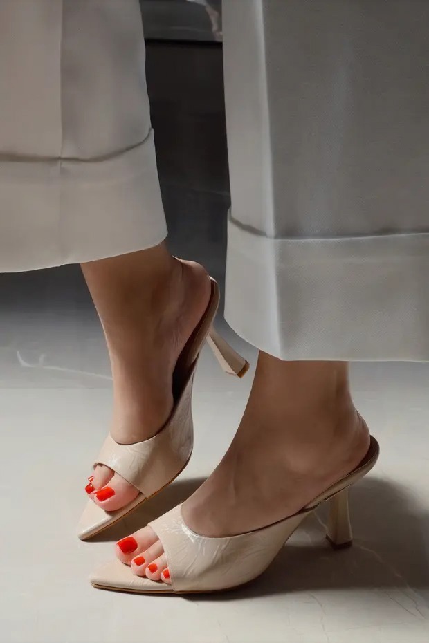 Kırışık Rugan Bej