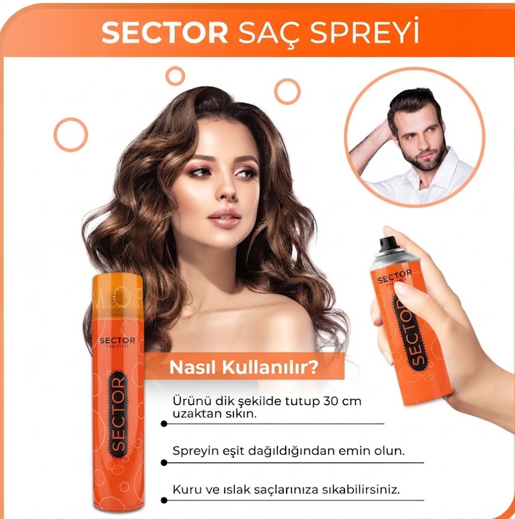 Ultra Güçlü Süper Saç Spreyi75ML. TURUNCU