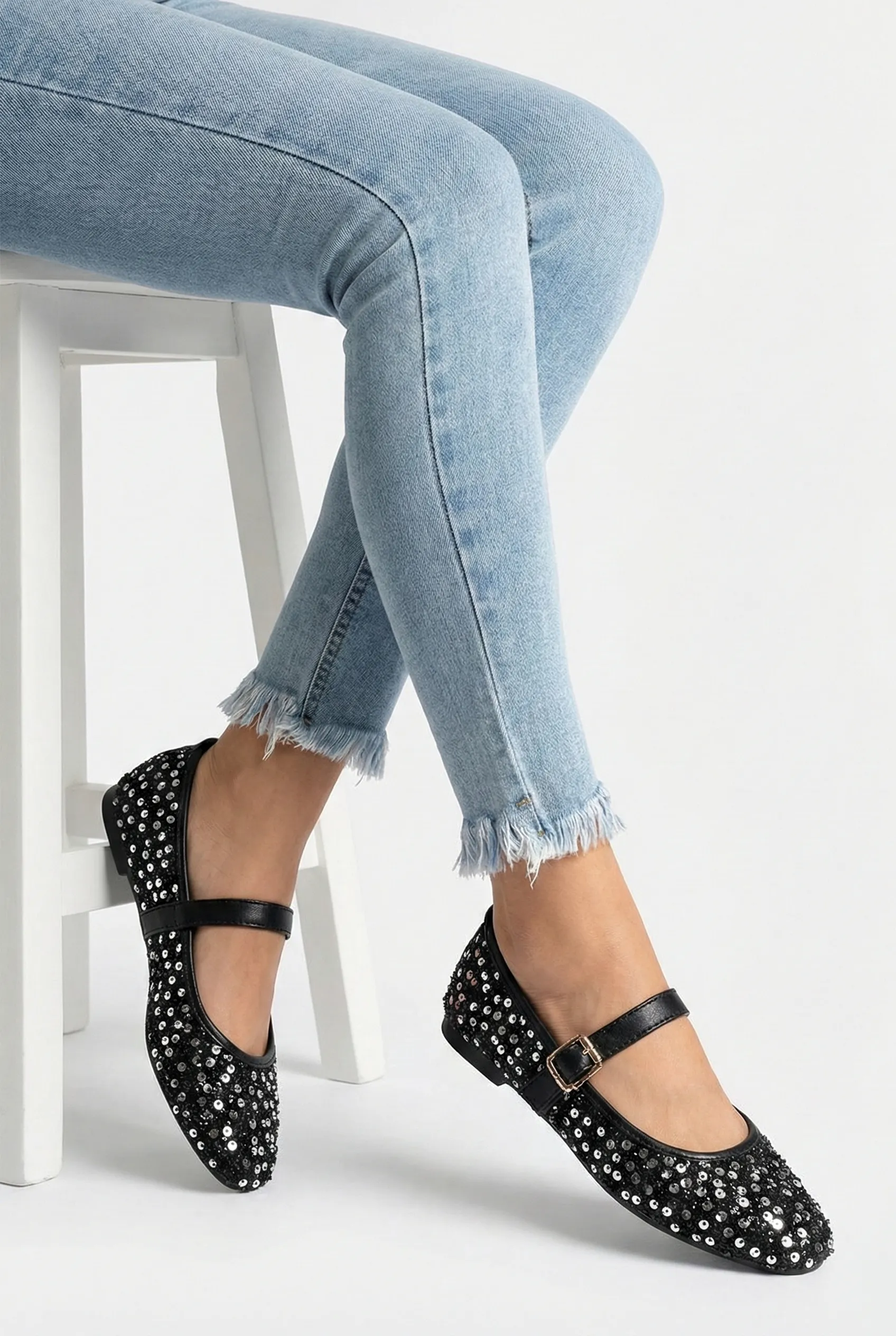 Gümüş Pullu Siyah