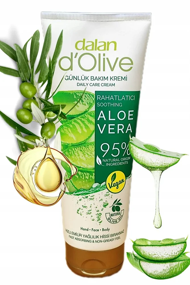 D'olive Dalan %95 Organik Besleyici Tüp Krem 60ML aloevera