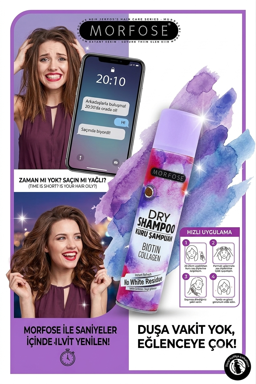 Morfose Kuru Şampuan Extra Hacim 200 ml 1