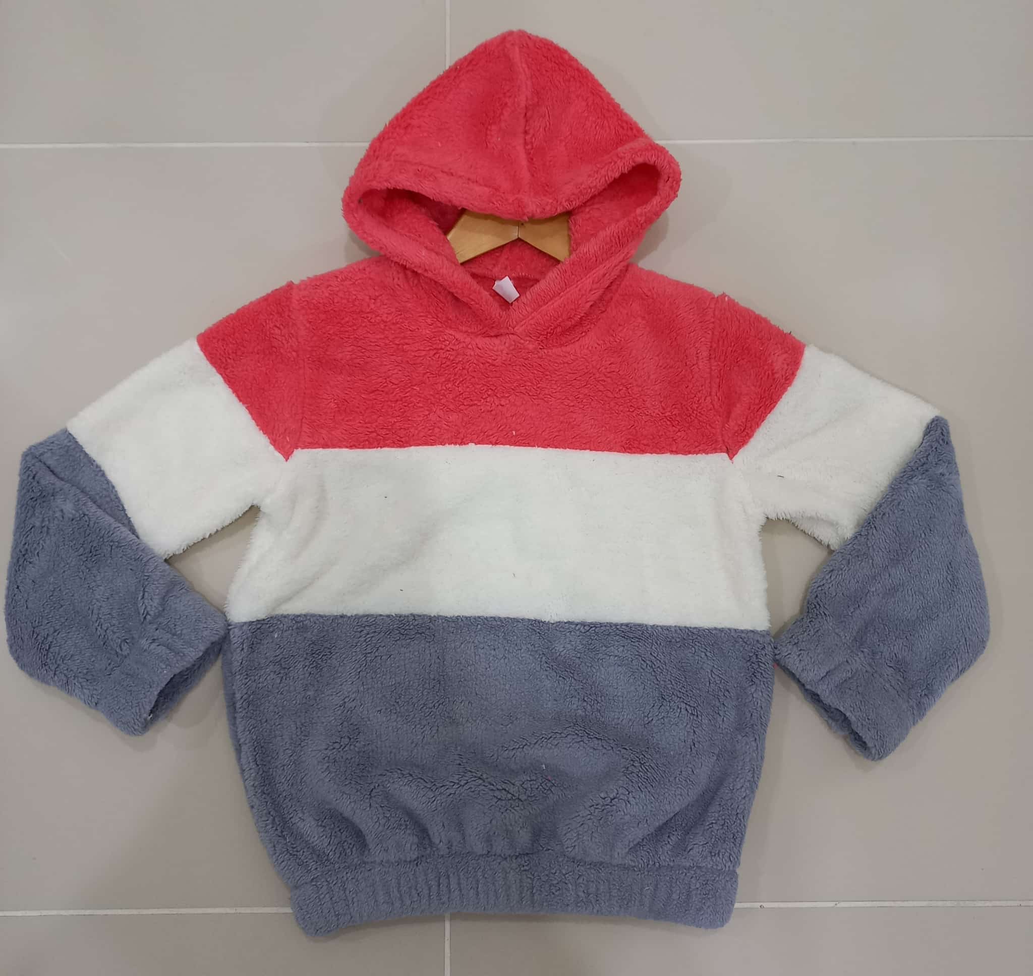 Erkek/Kız Çocuk Unisex Welsoft Çok Renkli Kanguru Cepli Çocuk Polar Sweat Renkli